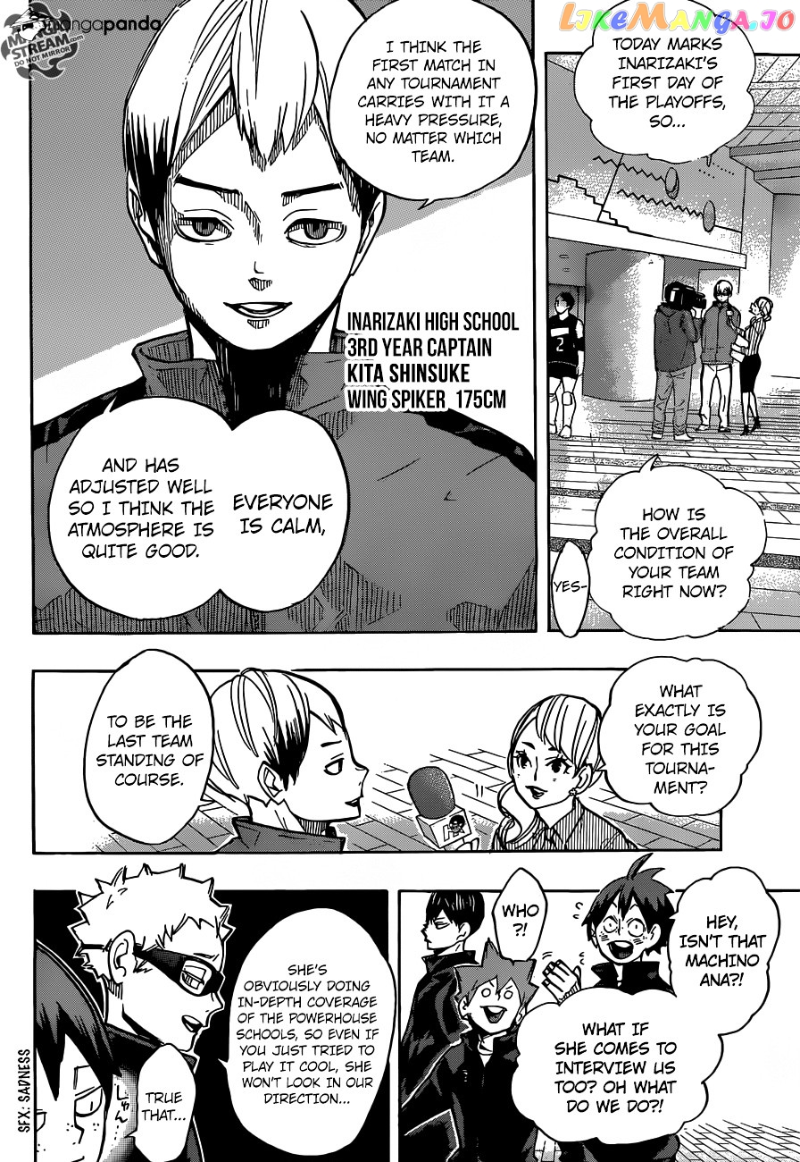 Haikyuu!!, Chapter 248 image 2